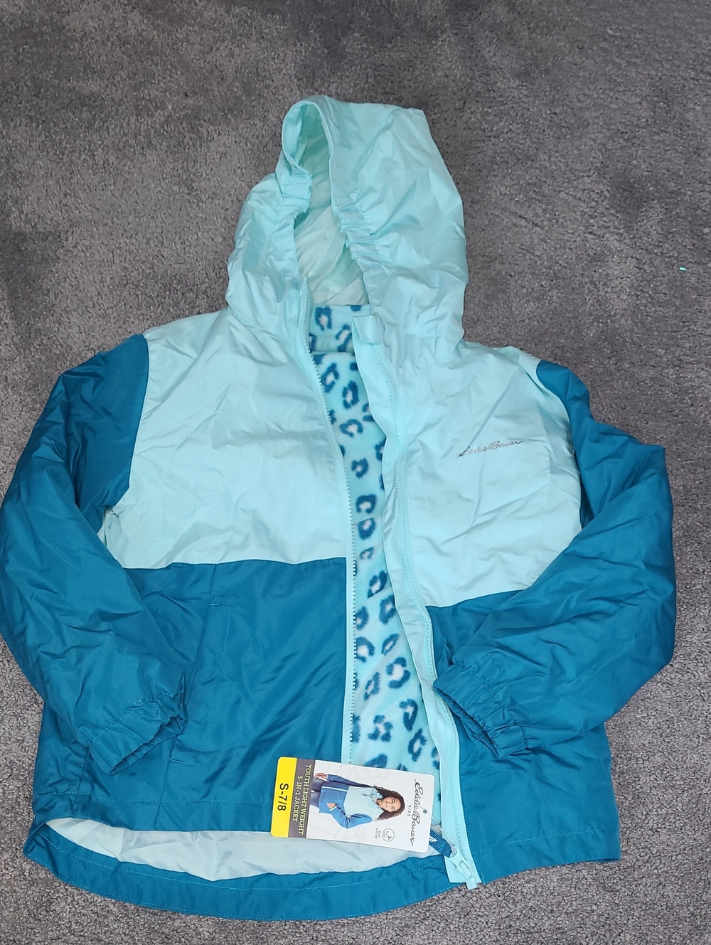 NWT Eddie Bauer 3-in-1 Girls' Hooded Jacket